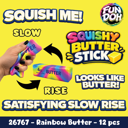 Fun Doh Rainbow Butter Squishy