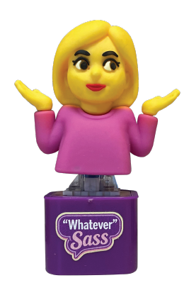Sass Me Keychain Clicker