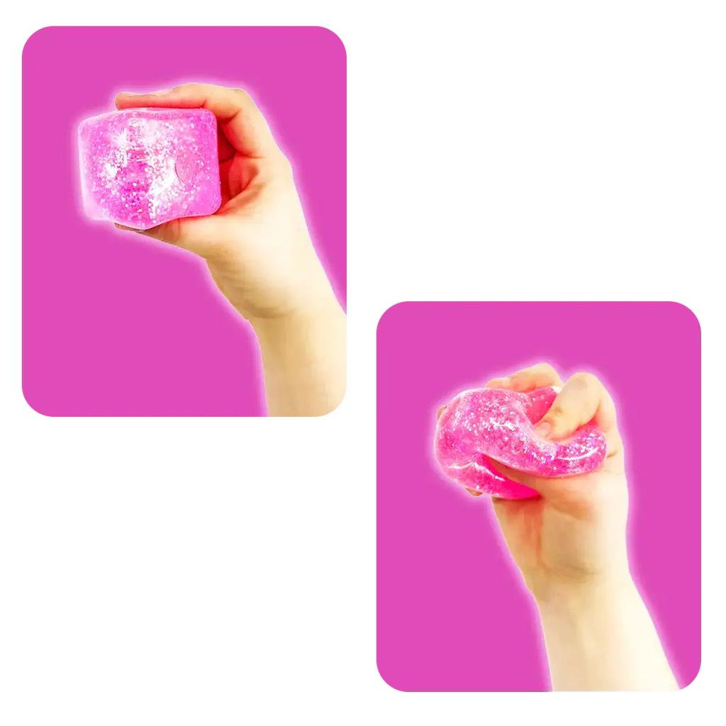 Fun Doh Squish & Squeeze Sparkle Cube